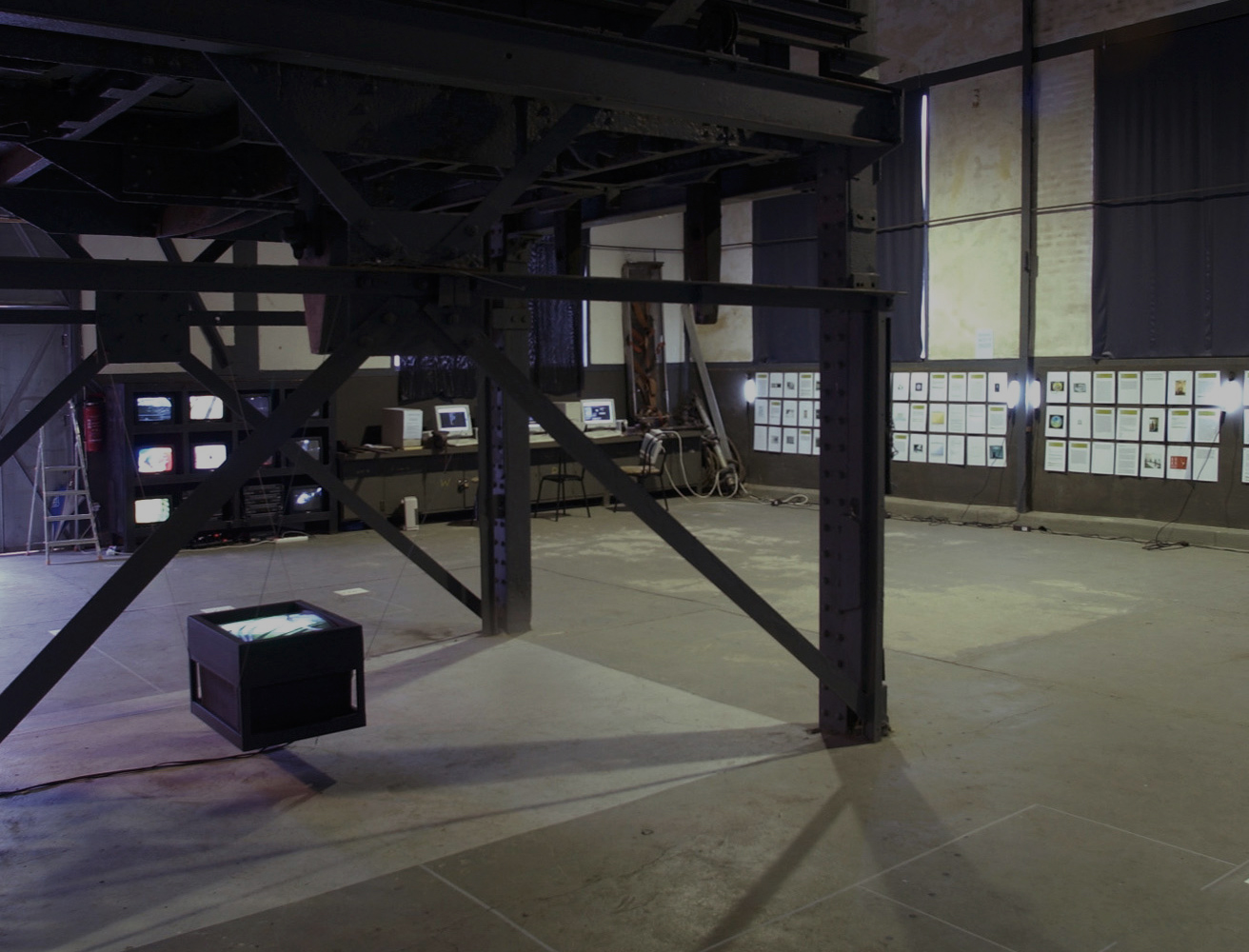 Gertrud Riethmüller, Visual Artist installation, video, sound, performances, the-virtual-mine-2001