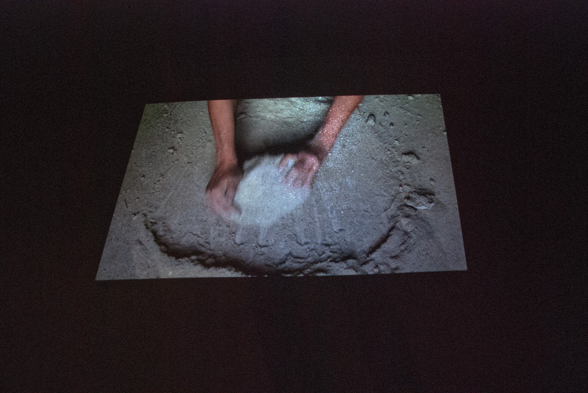 Gertrud Riethmüller, Visual Artist installation, video, sound, performances. 2018 "Niemands Mohn", Metz.