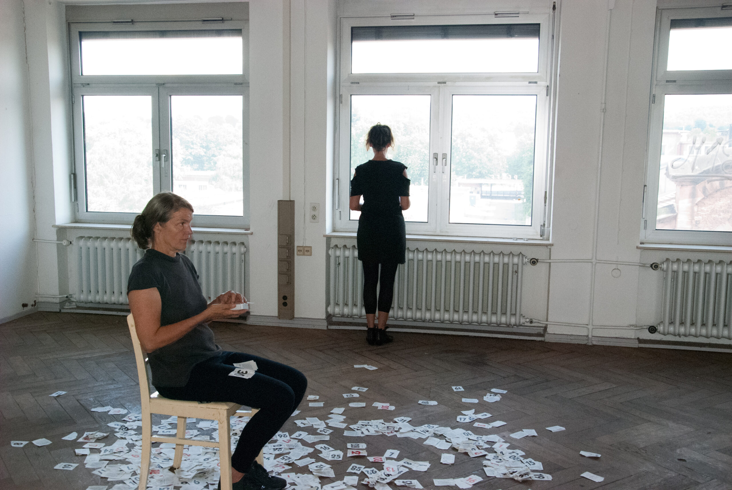 Gertrud Riethmüller, Visual Artist installation, video, sound, performances, pfaff-the magic, 2018