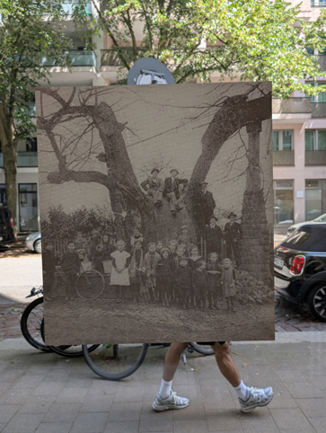 Gertrud Riethmüller, Visual Artist installation, video, sound, performances. „Aus der Cloud einer Linde“, 8 Kanal Klang+VideoInstallation, Nachtspeicher 23 , Hamburg