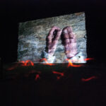 Gertrud Riethmüller, Visual Artist installation, video, sound, performances. Die unsichtbare Spitze, Künstlerhaus Maxhaus, Nordhalben.