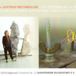 Gertrud Riethmüller, Visual Artist installation, video, sound, performances. Emilia Neumann und Gertrud Riethmüller, Seliegenstadt, 2019