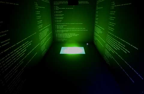 Gertrud Riethmüller, Visual Artist installation, video, sound, performances, the-virtual-mine-2001