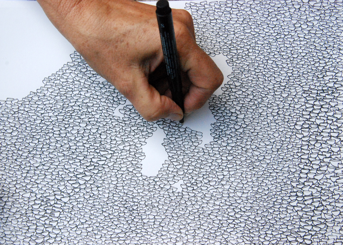 Gertrud Riethmüller, Visual Artist- installation, video, sound, performances, Wander mit der Zeit, 2017