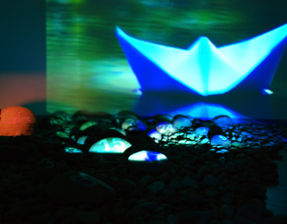 Gertrud Riethmüller, Visual Artist installation, video, sound, performances, 40 Jahre Lebenshilfe, Dudweiler, 2007