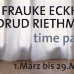 Gertrud Riethmüller, Visual Artist- installation, video, sound, performances, time patterns-Bellvuesaal Wiesbaden, 2019