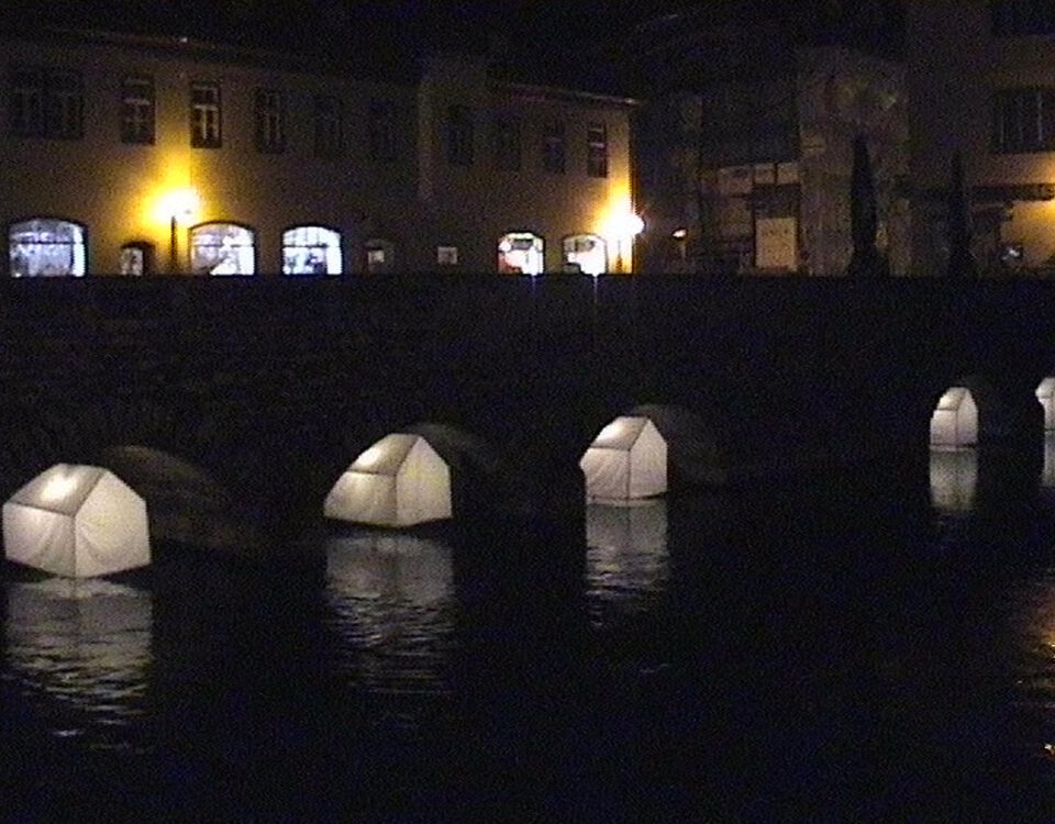 Gertrud Riethmüller, Visual Artist installation, video, sound, performances, vom paradoxen Heim-2002