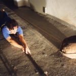 Gertrud Riethmüller, Visual Artist installation, video, sound, performances, zwischen botschaft und erinerung, 2000
