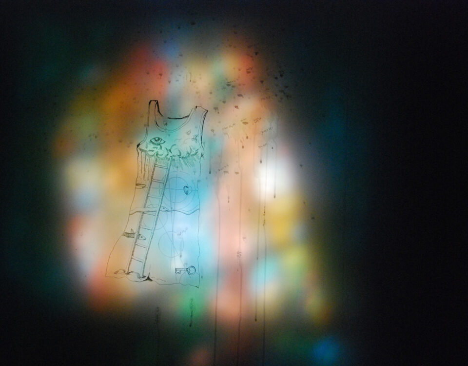 Gertrud Riethmüller, Visual Artist installation, video, sound, performances, Taufe, 2012