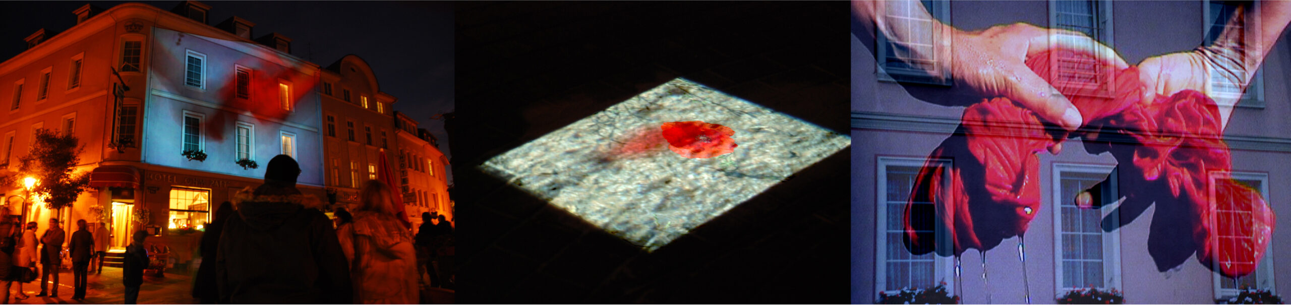 Gertrud Riethmüller, Visual Artist installation, video, sound, performances, Kunstprojekt "Rheinpartie", Boppard, 2009