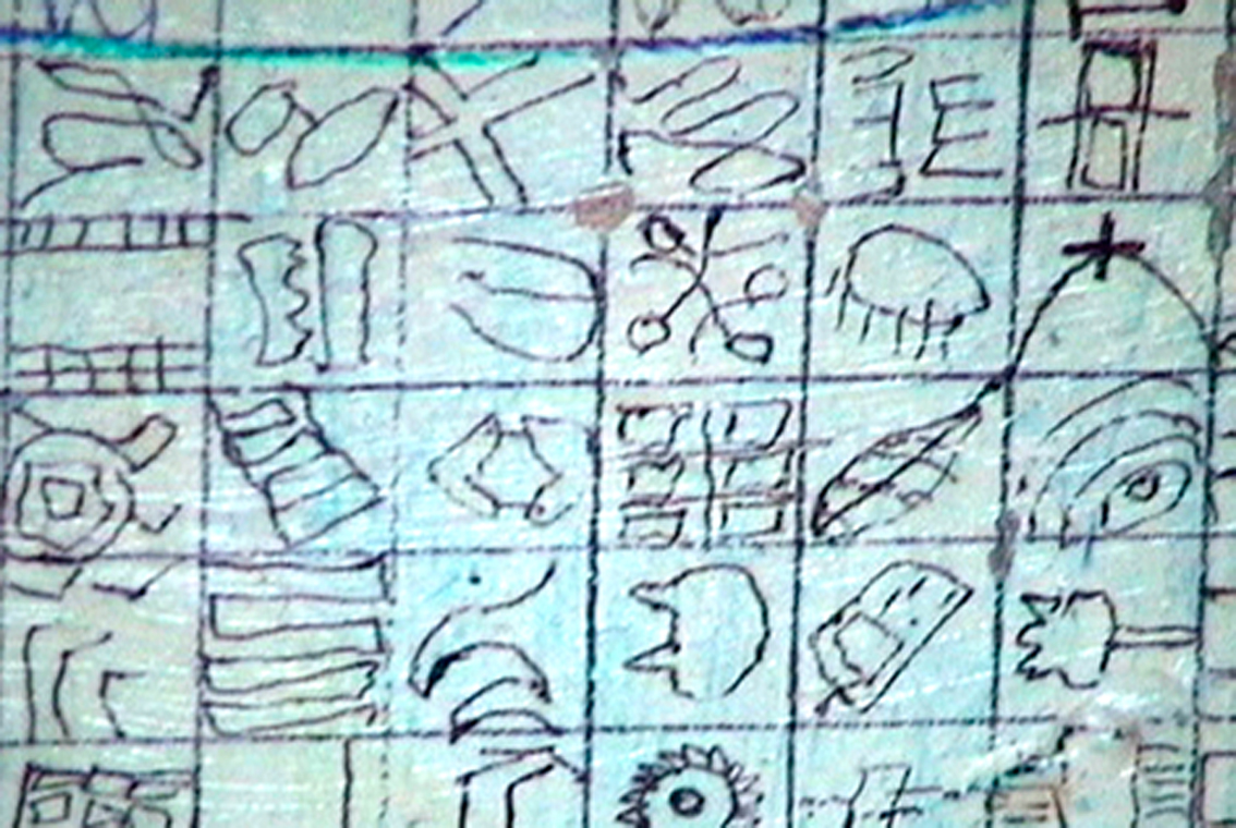 Gertrud Riethmüller, Visual Artist installation, video, sound, performances, 1000 Zeichen, 2003