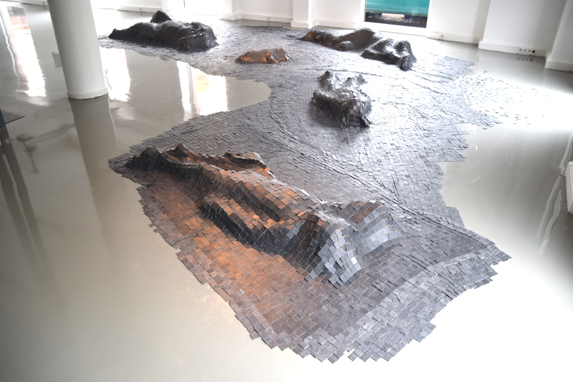 Gertrud Riethmüller, Visual Artist installation, video, sound, performances. Zweite Haut, 2016