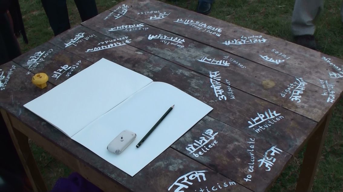 Gertrud Riethmüller, Visual Artist installation, video, sound, performances, brainmap, 2010