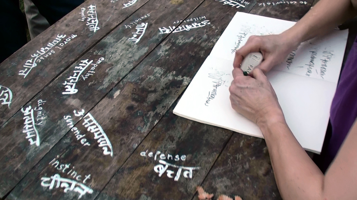 Gertrud Riethmüller, Visual Artist installation, video, sound, performances, brainmap, 2010