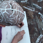 Gertrud Riethmüller, Visual Artist installation, video, sound, performances, brainmap, 2010