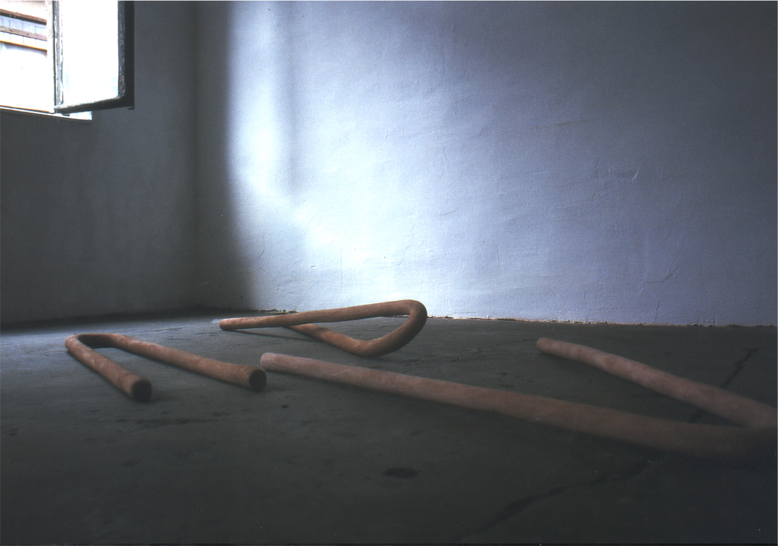 Gertrud Riethmüller, Visual Artist installation, video, sound, performances, Knopfdose, Codierte Schrift, 2005