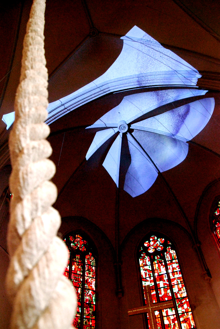 Gertrud Riethmüller, Visual Artist installation, video, sound, performances, Johanneskirche Saarbrücken 2026